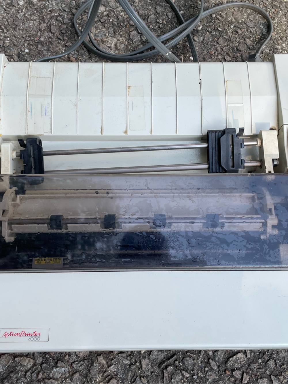 White Dot Matrix Printer epson 4000 parts works